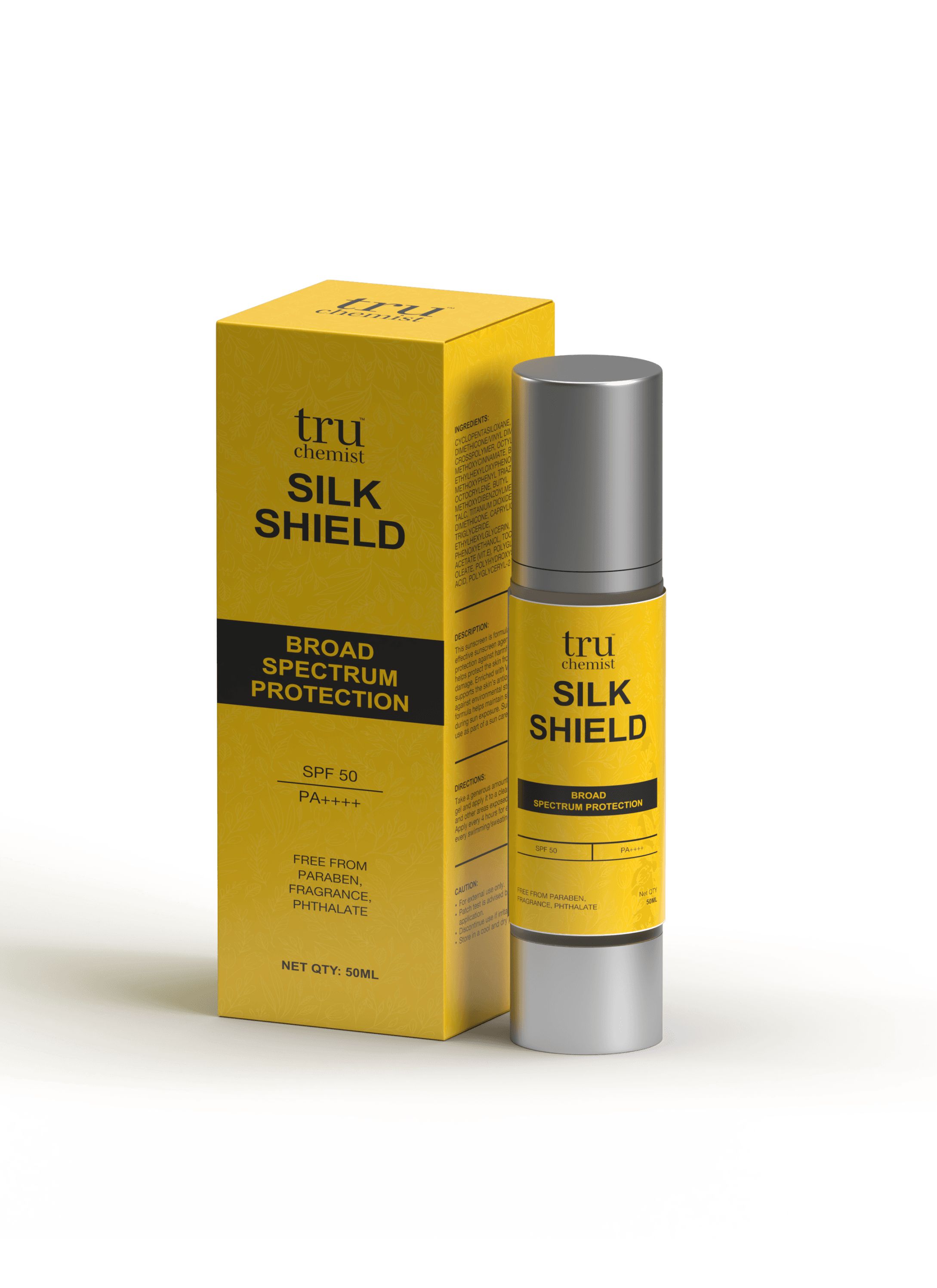 Silk Shield Broad Spectrum Protection SPF 50 PA++++